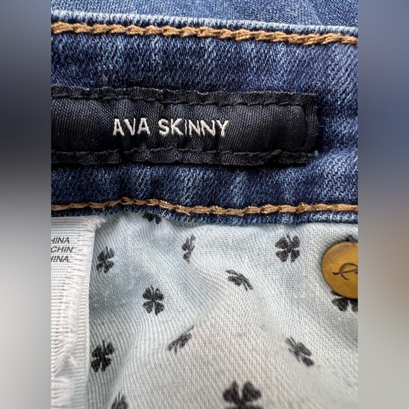 Lucky Brand Ava Women’s Size 8 /29 Mid Rise Skinny Leg Stretch Denim Ankle Jeans - Picture 9 of 13